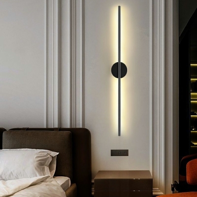 Modern Minimalist Wall Mounted Light Linear Wall Mount Light Fixture for Bedroom