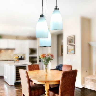 Modern Simple Down Lighting Ball Glass Hanging Light Fixtures for Bar Dining Room Living Room