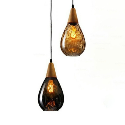 Modern Simple Suspension Pendant Glass Hanging Light Fixtures for Bar Restaurant