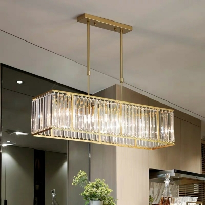 Modern Style Chandelier Lighting Fixtures Crystal Hanging Chandelier for Living Room Dining Room
