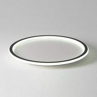 Modern Style LED Flushmount Light Nordic Style Minimalism Circle Metal Acrylic Celling Light for Living Room