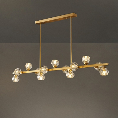 Contemporary Chandelier Light Fixtures Crystal Pendant Chandelier for Dining Room Living Room