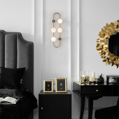 Creative Glass 4 Lights Wall Sconce Light for Corridor Stair and Bedroom