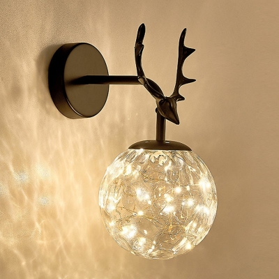 Creative Glass Warm Decorative Wall Sconce Light for Hall Corridor and Bedroom