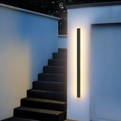 Modern Minimalist Flush Mount Wall Sconce Linear Wall Lighting Ideas for Hallway Outdoor
