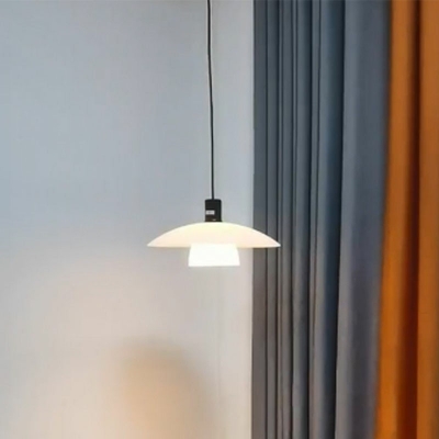Modern Style Glass Pendant Light Nordic Style Simple LED Hanging Light for Dinning Room
