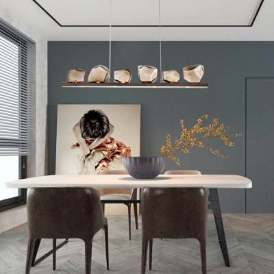 Nordic Glass and Metal ​Chandelier Lighting Fixtures Minimalism Hanging Pendant Lamp