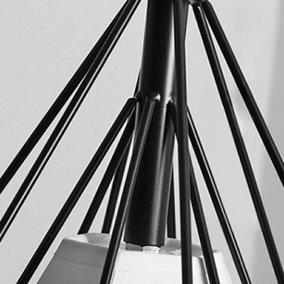 6 Lights Cluster Pendant Modern Metal Shade Cluster Pendant Light for Corridor