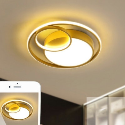 Modern Creative Metal Geometric Ceiling Light for Bedroom Hall and Kitchen