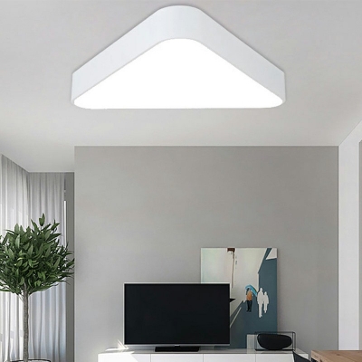 Modern Minimalist Office Style Flush Mount Light for Hallway Corridor and Bedroom