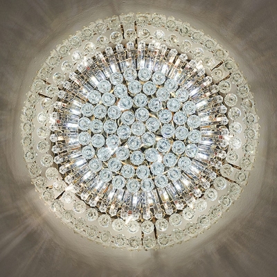 Modern Style LED Flushmount Light Nordic Style Crystal Celling Light for Living Room