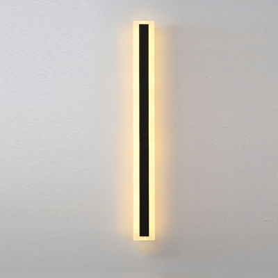 Simple Metal Acrylic Led Wall Lamp for Courtyard Villa and Balcony Outdoor Waterproof Light