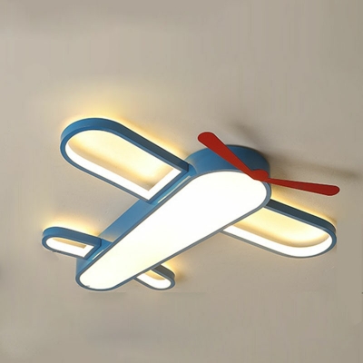 Creative Airplane Shape Decorative Ceiling Light for Children's Bedroom