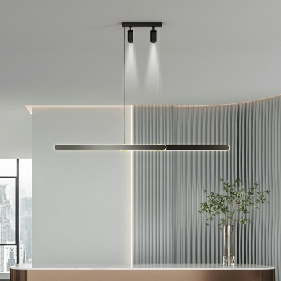 Modern LED Island Pendant Chandelier Minimalism Living Room Chandelier Light Fixture