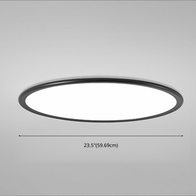 Modern Style LED Flushmount Light Nordic Style Metal Acrylic Celling Light for Office