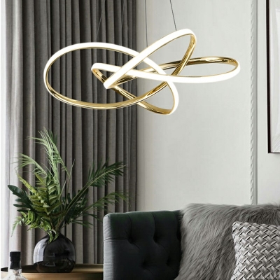 Modern Suspension Pendant Light Linear Hanging Pendant Lights for Dining Room Bedroom