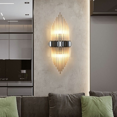 Postmodern Style Wall Mounted Lights Crystal Wall Sconce Lighting for Bedroom Living Room