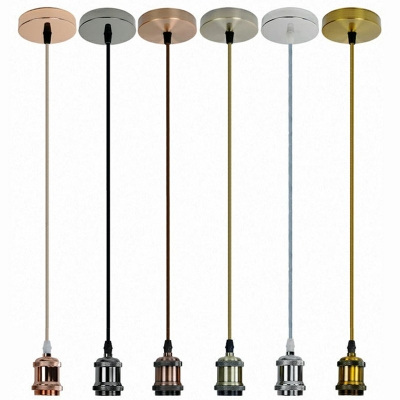 Single Bulb Pendant Restoration Hammered Metal Pendant Light