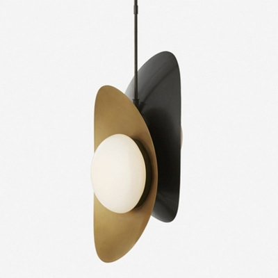 2-Light Suspension Light Minimal Style Disc Shape Metal Cluster Pendant