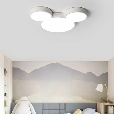 Creative Children's Room Decorative Ceiling Lamp Metal Acrylic Cartoon Shape Light