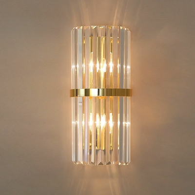 Creative Crystal Metal Decorative Wall Sconce for Corridor and Bedroom Bedside