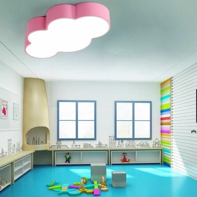 Creative Warm Cartoon Decorative Ceiling Mount Lamp for Children's Bedroom
