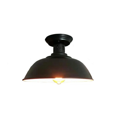 Industrial Style Ceiling Light Fixture Close to Ceiling Lighting for Dining Room Bedroom