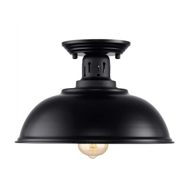 Industrial Style Ceiling Light Fixture Close to Ceiling Lighting for Dining Room Bedroom