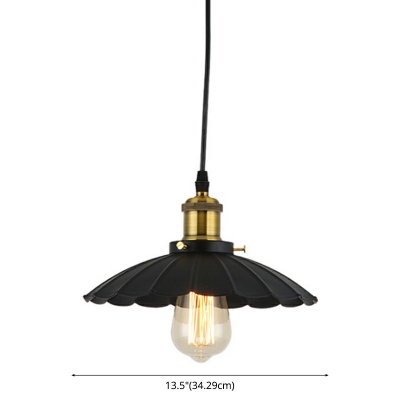 Industrial Style LED Pendant Light Nordic Style Retro Metal Hanging Light for Bar Coffee Shop