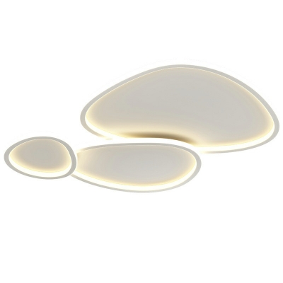 Modern Style LED Flushmount Light 3 Lights Nordic Style Minimalism Metal Acrylic Celling Light for Living Room