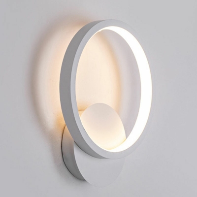 Modern Style LED Wall Sconce Minimalism Style Metal Acrylic Wall Light for Bedside