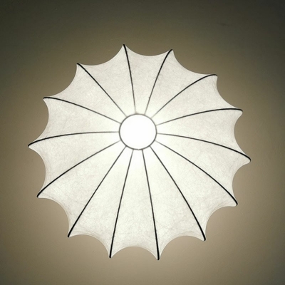 Chinese Style LED Flushmount Light Modern Style Cloth Celling Light for Living Room