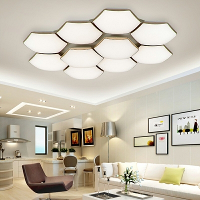 Contemporary Ceiling Lamp Flush Mount Ceiling Light Fixtures for Meeting Room