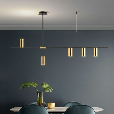 Minimalism Island Ceiling Light 5 Light Pendant Light Fixtures for Dining Table