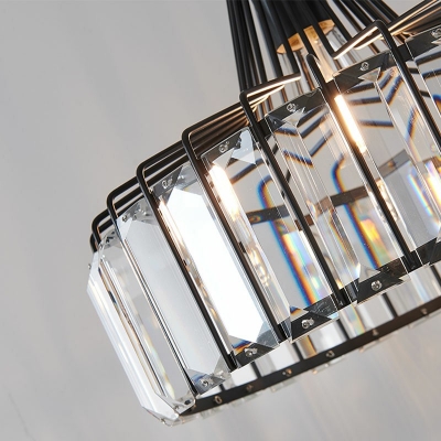 Modern Pendant Lights Crystal Hanging Light Fixtures for Bedroom Living Room