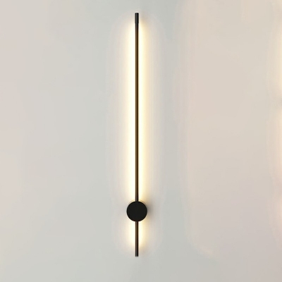 Modern Wall Mounted Lamps Line Shape Flush Mount Wall Sconce for Bedroom Living Room