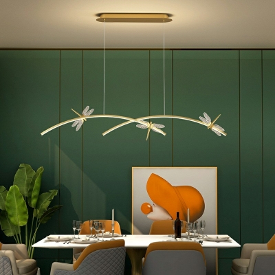 Chandelier Lighting Fixtures LED Light Modern Minimalism Hanging Lights for Living Room