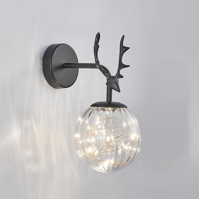 Creative Glass Warm Decorative Wall Sconce Light for Hall Corridor and Bedroom