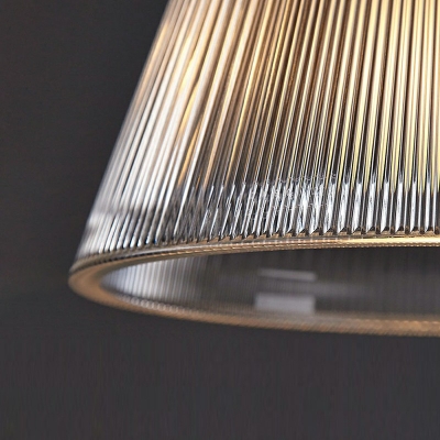 Industrial Glass LED Pendant Light Retro Minimalism Hanging Light for Dinning Room