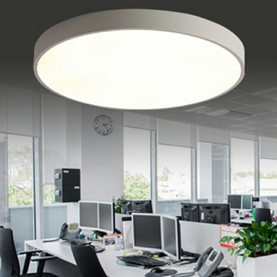 Modern Flush Mount Fixture Simplicity Flush Mount Ceiling Lamp for Meeting Room Office