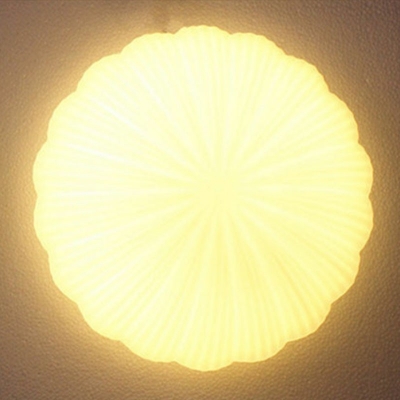 Modern Warm Personality Glass Flush Mount Light for Hallway Corridor and Bedroom