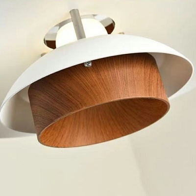 1-Light Ceiling Light Modern Style Three-Shade Shape Metal Pendant Lights
