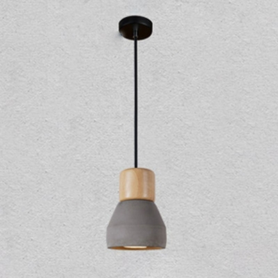 Modern Simple Hanging Lamp Kit Cement Hanging Light Fixtures for Living Room Bedroom