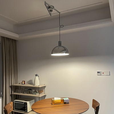 Modern Style LEd Pendant Light Nordic Style Adjustable Platting Metal Hanging Light for Dinning Room