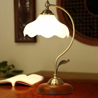 Modern Style Night Table Lamps White Glass Nights and Lamp for Bedroom