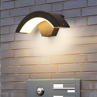 Simple Outdoor Led Wall Lamp Waterproof Light for Courtyard Villa and Balcony
