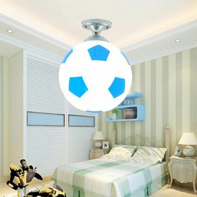 Creative Football Shape Decorative Ceiling Light for Children's Bedroom