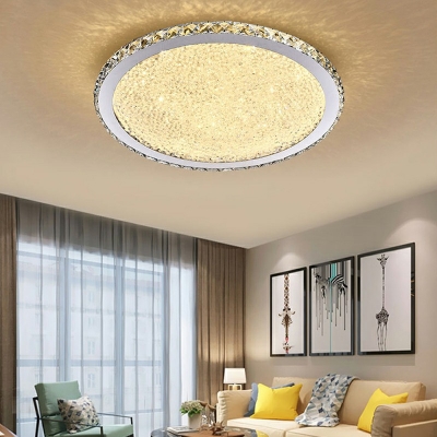 Modern Style Flush Mount Light Fixture Crystal Flush Mount Lighting Fixtures for Living Room Bedroom