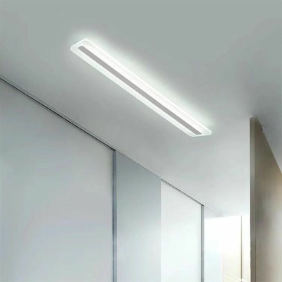 Modern Style LED Flushmount Light Nordic Style Metal Acrylic Celling Light for Office