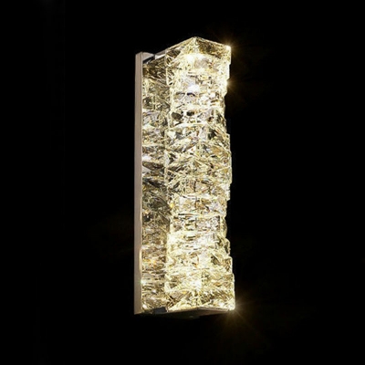 Modern Warm Metal Crystal Wall Sconce Light for Bedroom Corridor and Stair